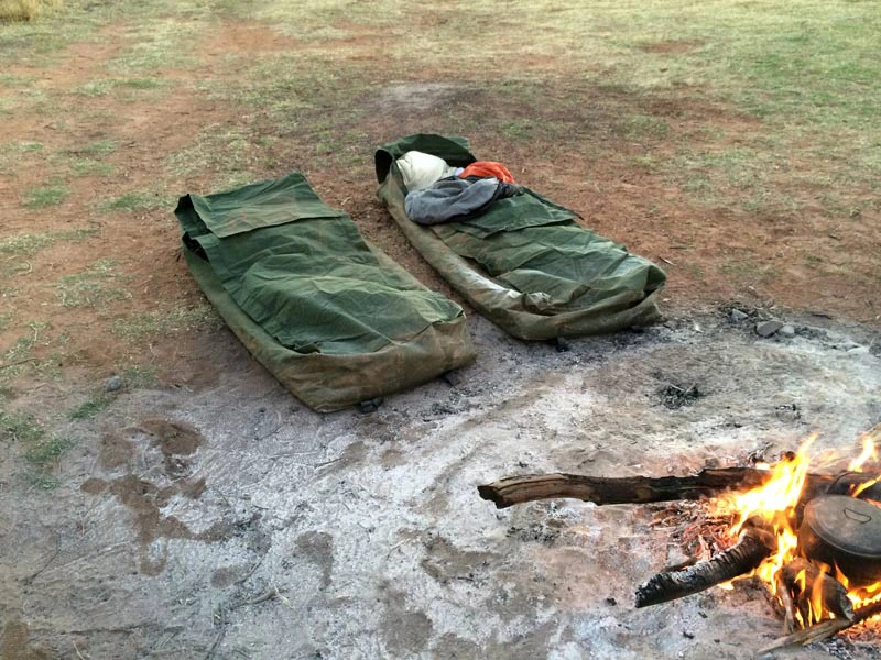 Swag am Lagerfeuer