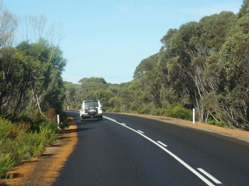 Straße auf Kangaroo Island, Australien