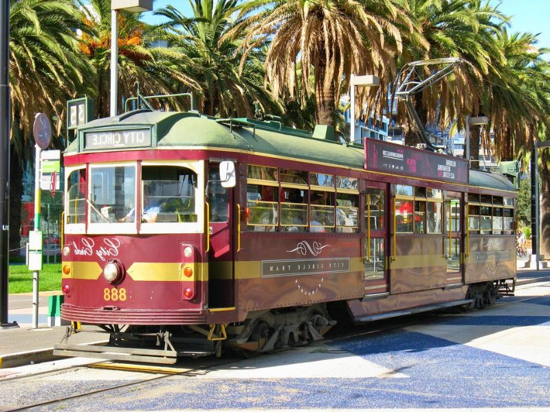 Straßenbahn in Melbourne, Australien