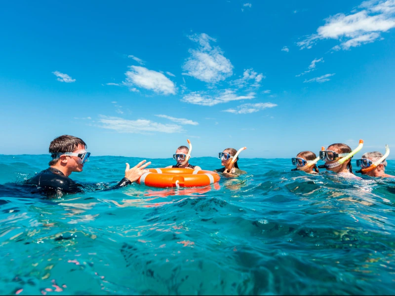 Begleitetes Schnorcheln