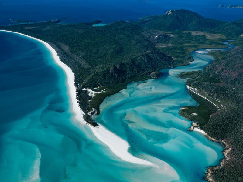 Whitehaven Beach in Australien