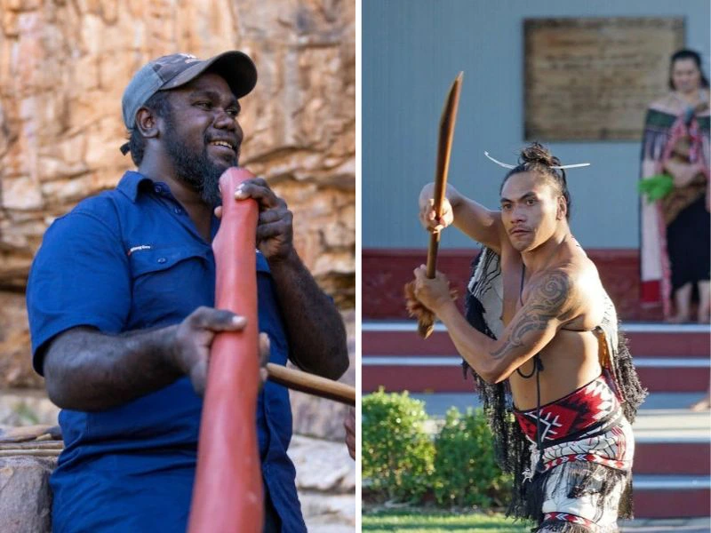 Native People in Australien und Neuseeland