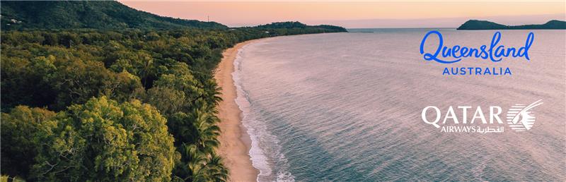 Brisbane mit Queensland Logo