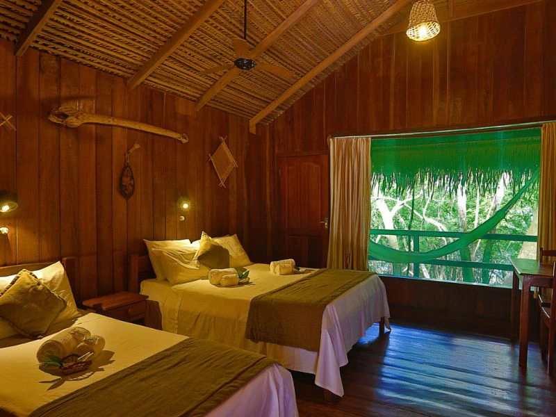 Zimmer in der Amazon Lodge in Brasilien