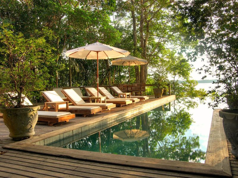 Pool in der Amazon Lodge