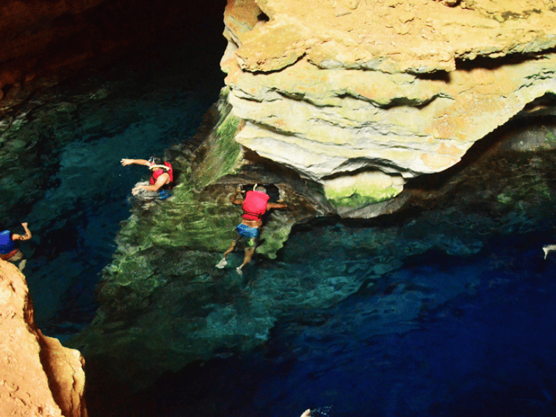 Poco Encatado in Chapada Diamantina in Brasilien