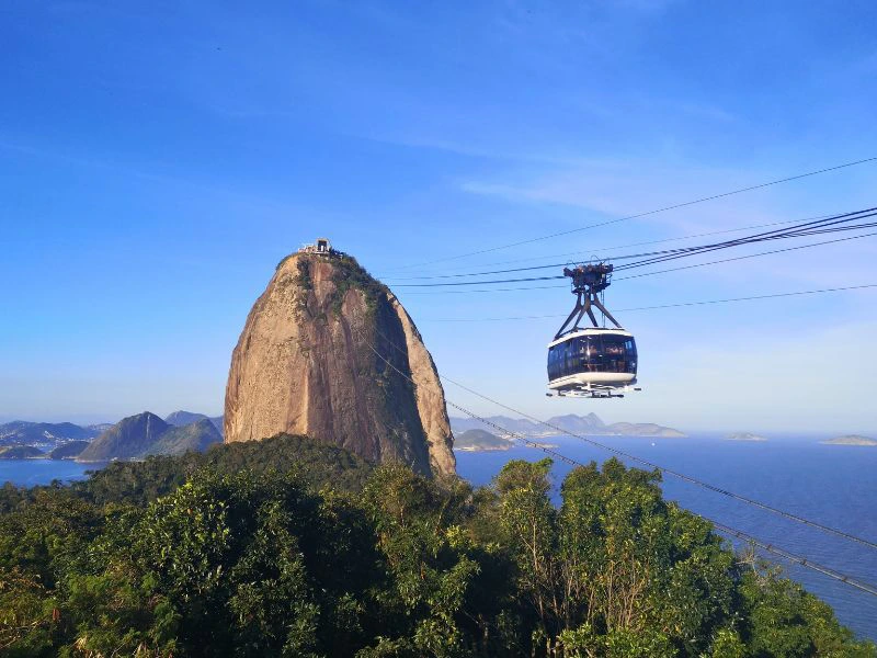 Berühmte Zuckerhut in Rio de Janeiro, Brasilien