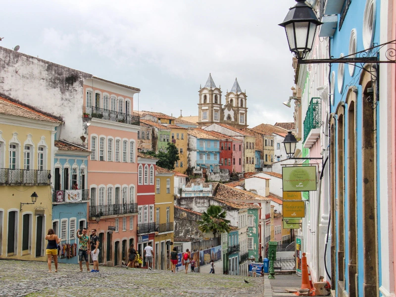 Streetview in Salvador de Bahia in Brasilien
