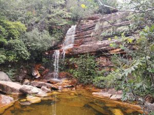 Wasserfall in der Gegen Diamantina in Brasilien
