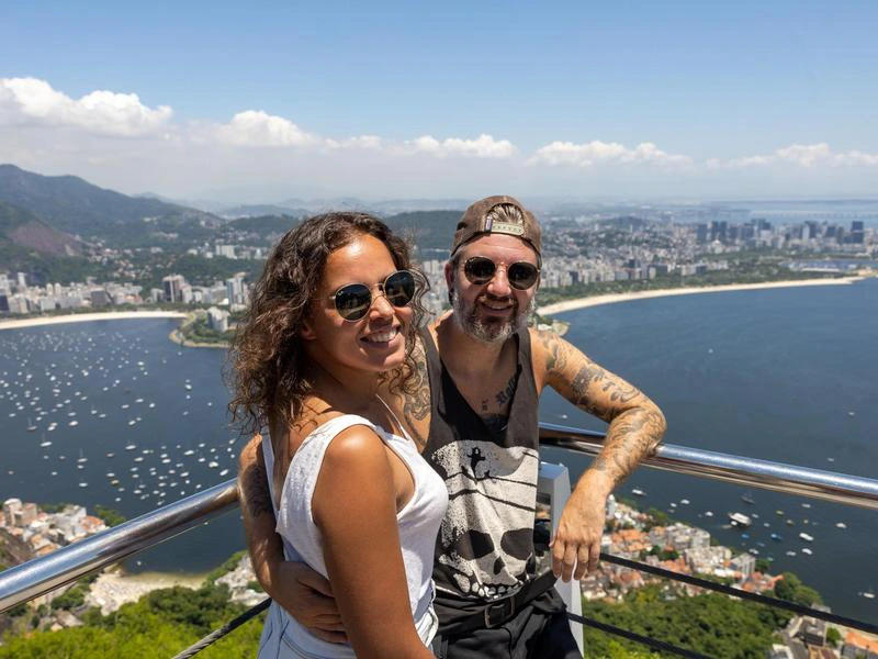 Ausblick in Rio de Janeiro in Brasilien