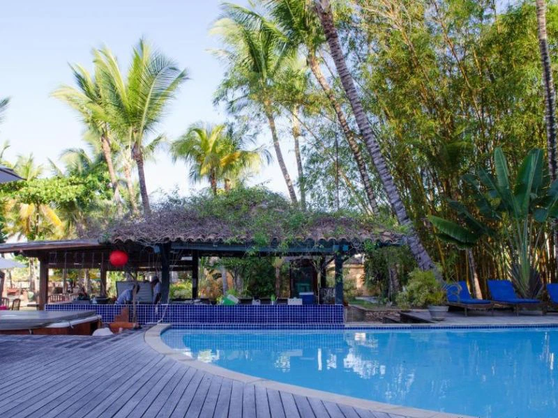 Poolbar im Hotel auf Ilha de Tinhare in Brasilien