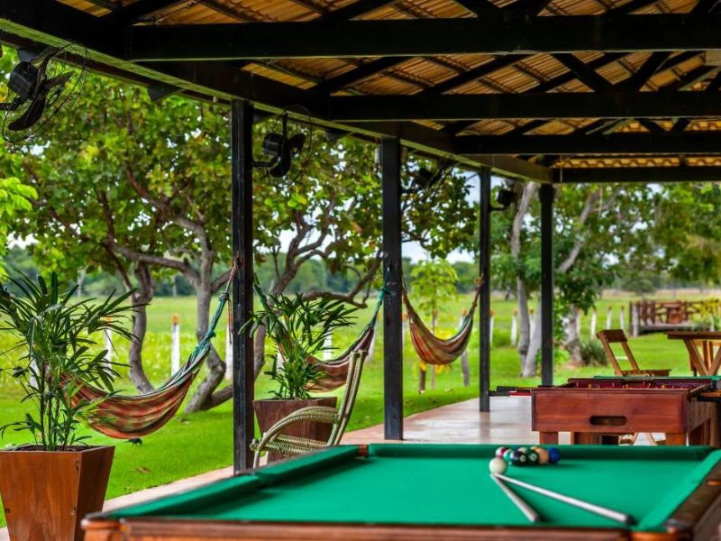 Entspannen in der Pousada im Pantanal in Brasilien