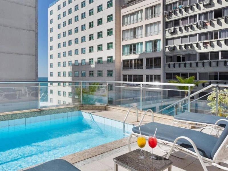 Aussicht im Hotel in Rio in Brasilien