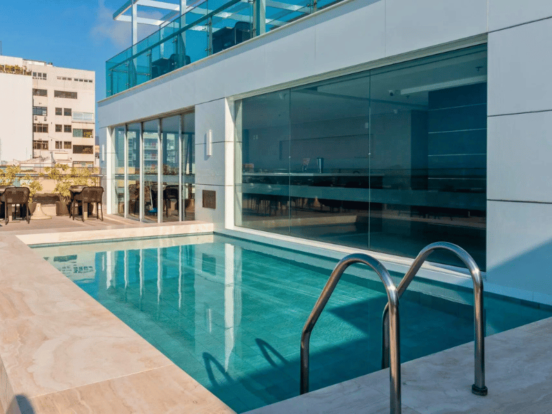 Pool im Hotel in Rio in Brasilien