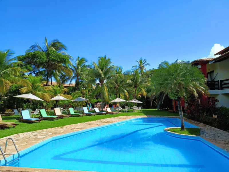 Pool im Hotel in Praia do Forte in Brasilien