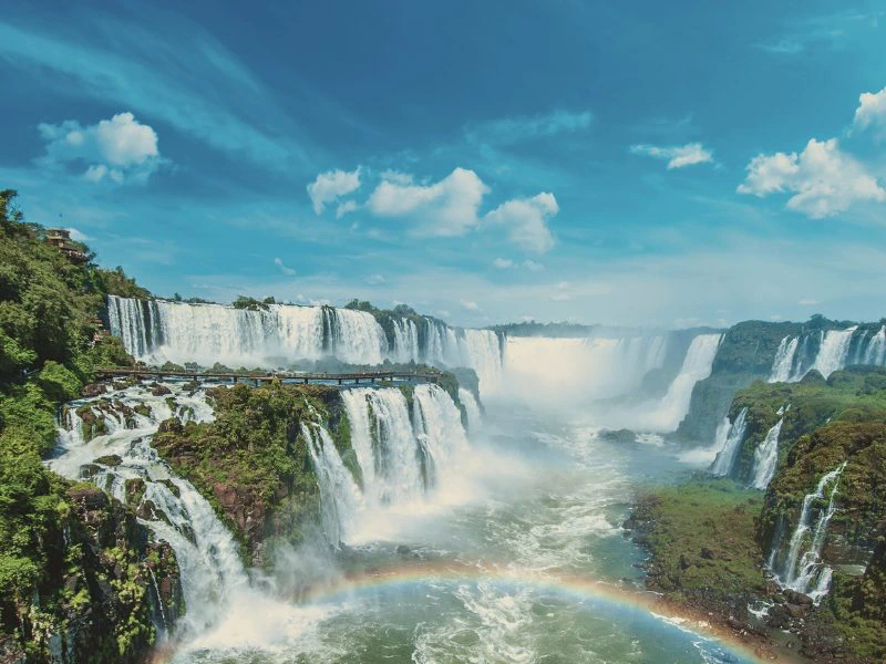 Iguazu Wasserfälle in Brasilien