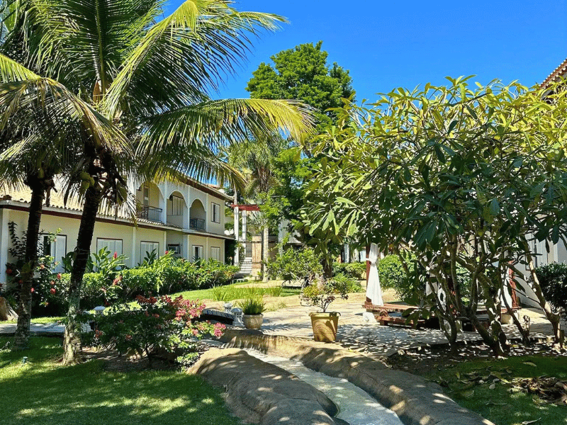 Garten im Hotel in Buzios in Brasilien