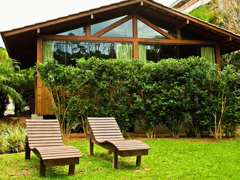 Garten im Hotel in Florianopolis in Brasilien