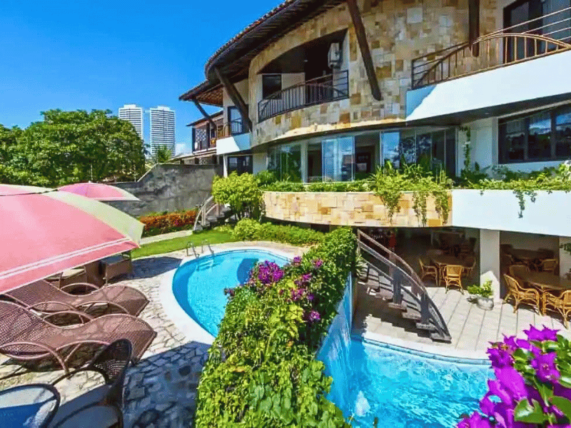 Pool im Hotel in Natal in Brasilien