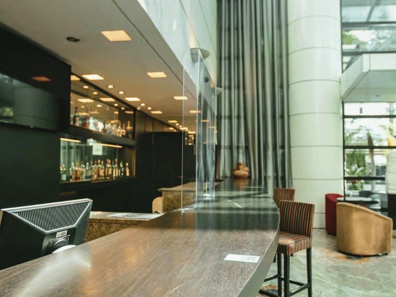 Lobby im Hotel in Sao Paolo in Brasilien