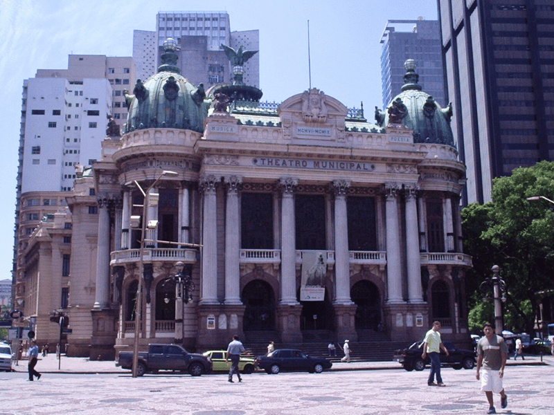 Theater in Rio in Brasilien