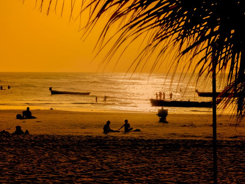 Sonnenuntergang am Strand von Jericoacoara