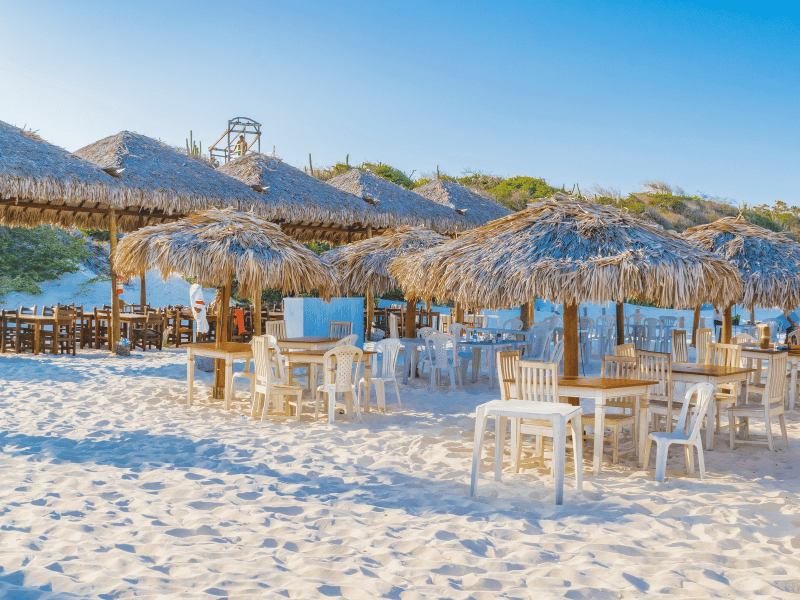 Strandbar in Jericoacoara in Brasilien