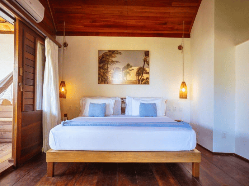Zimmer im Hotel in Jericoacoara, Brasilien