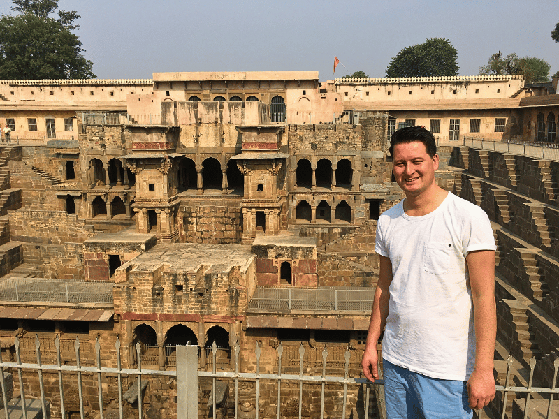 Tourist im Agra Fort in Indien