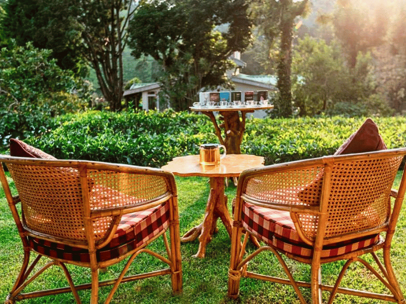 Garten im Hotel in Coonoor, Indien