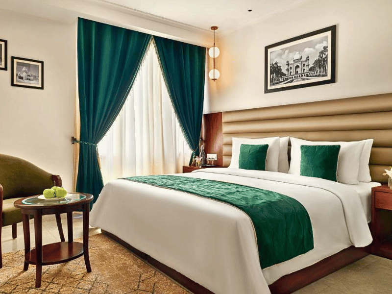 Hotelzimmer in Delhi, Indien