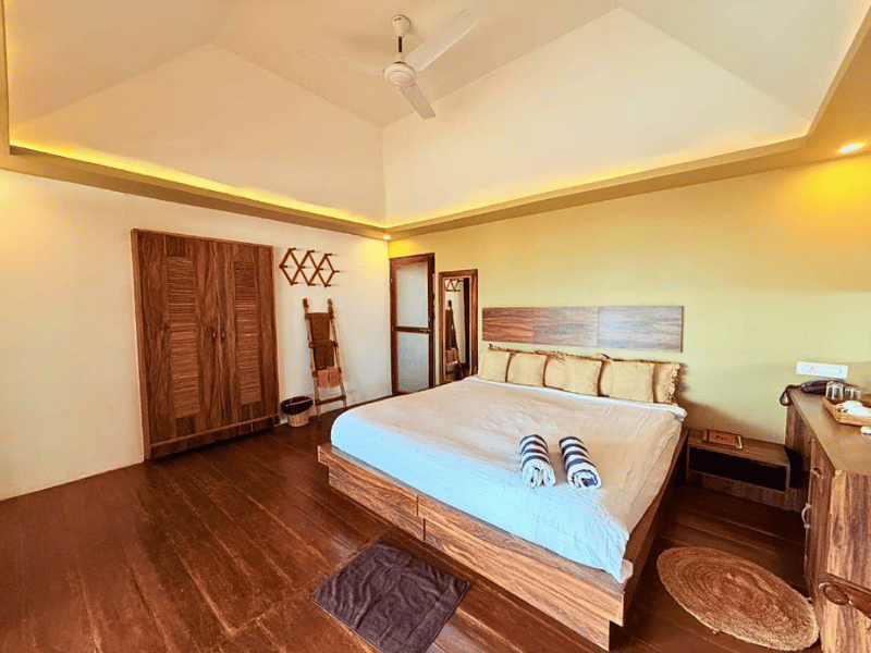 Zimmer im Hotel in Goa, Indien
