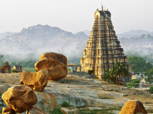 Tempel in Hampi, Indien