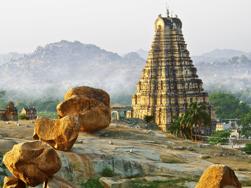 Tempel in Hampi, Indien