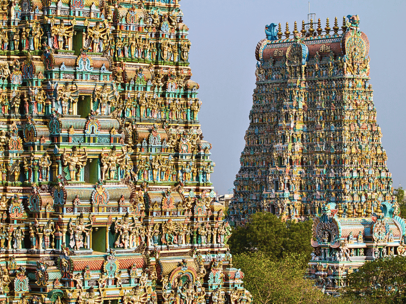 Meenakshi Tempel in Madurai, Indien