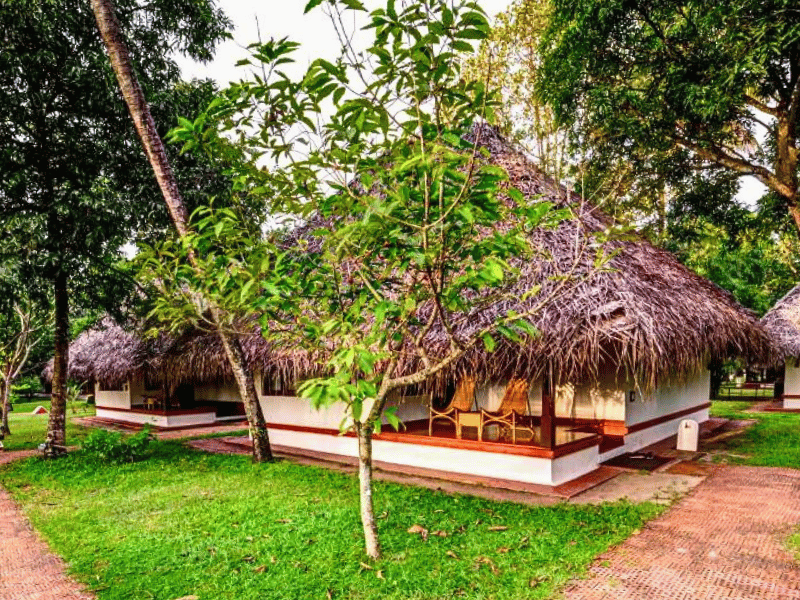 Bungalow im komfortablen Marari Beach Hotel, Indien