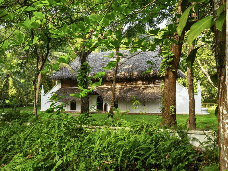 Bungalow im komfortablen Marari Beach Hotel, Indien