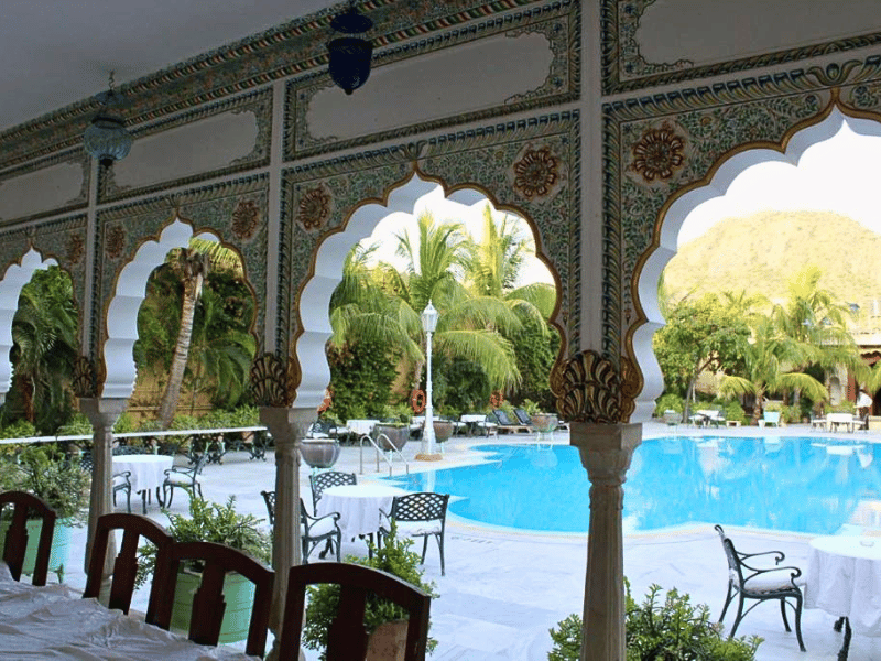 Pool im Hotel in Pushkar