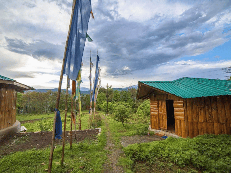 Farm in Rinchenpong, Indien