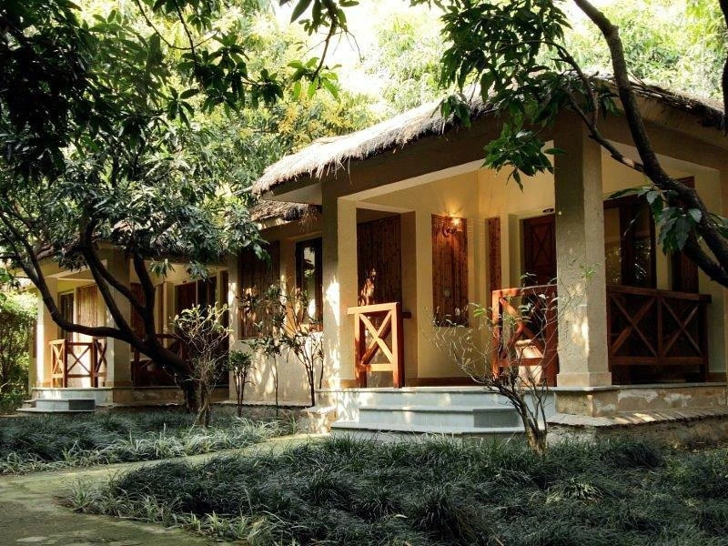 Bungalow im Corbett Nationalpark in Indien