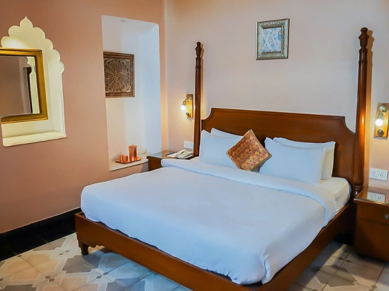 Doppelzimmer in Haridwar in Indien