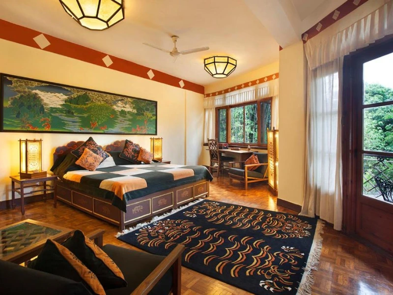 Doppelzimmer in Dharamsala in Indien