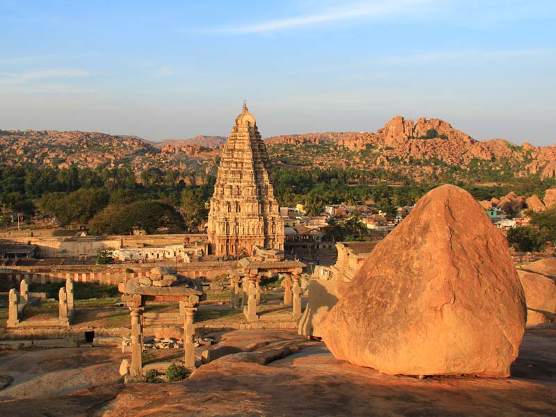 Tempel in Hampi Indien