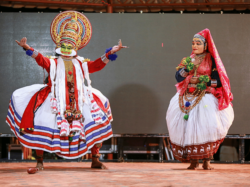 Traditioneller Kathakali Tanz in Kochi