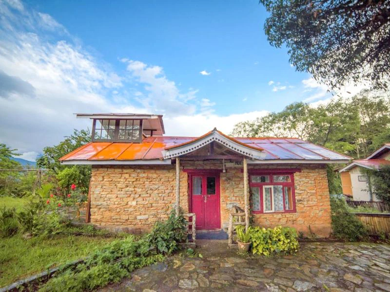 Lokale Farm in Rinchenpong in Indien