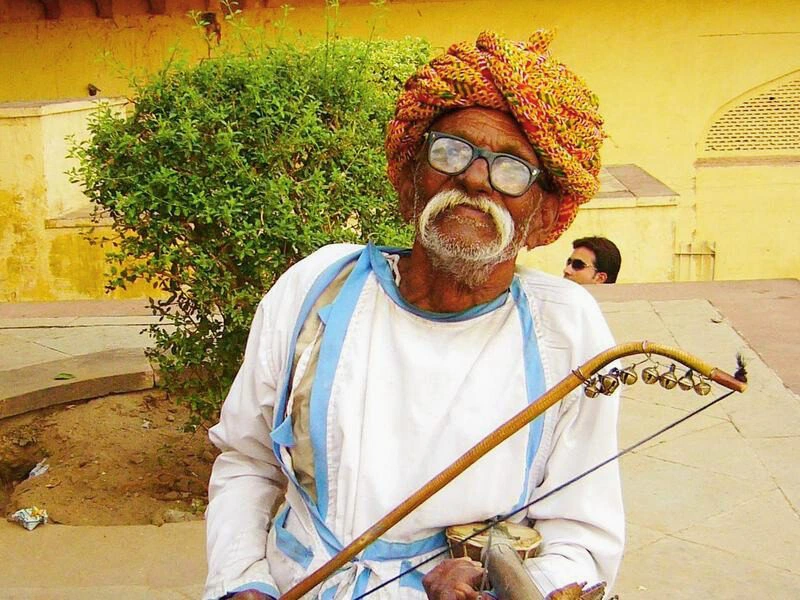 Musiker in Jaipur, Indien