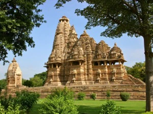Tempel in Khajuraho in Indien