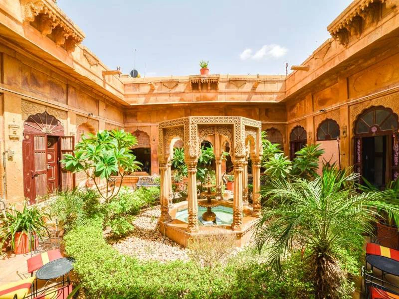Jaisalmer - Hotel Innenhof