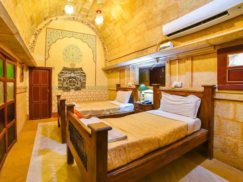 Schlafzimmer im Hotel in Jaisalmer