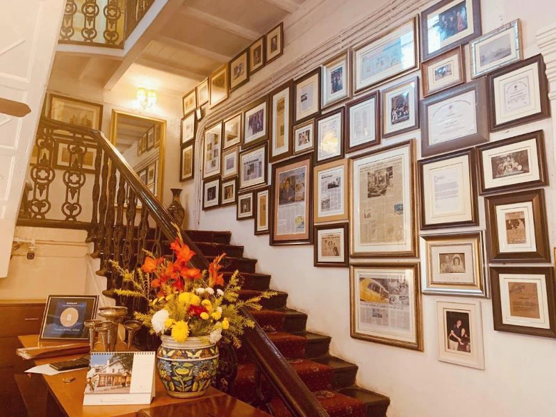 Treppe im Hotel in Kolkata
